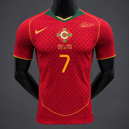 Camisola Portugal 2026 Edição Especial CR7 Versão Jogador