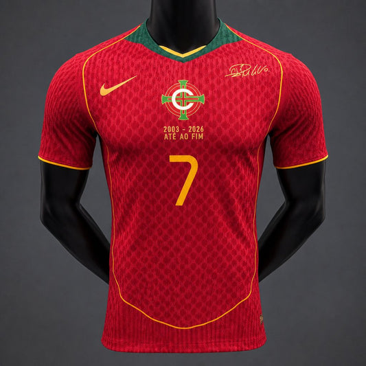 Camisola Portugal 2026 Edição Especial CR7 Versão Jogador