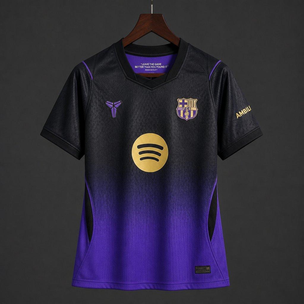 Camisola FC Barcelona 2026-27 Alternativa Roxa Versão Mulher