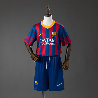 Kit Criança FC Barcelona 2013-14 Principal
