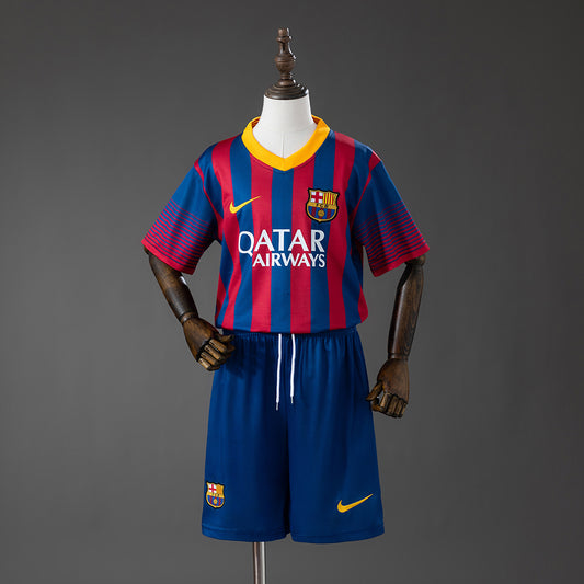 Kit Criança FC Barcelona 2013-14 Principal