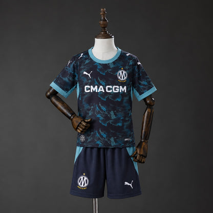 Kit Criança Olympique Marselha 2026-27 Alternativo Azul