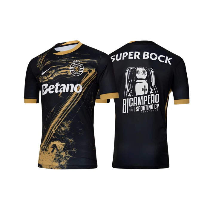 Camisola SCP 2024-25 Edição Especial CR7 Bi-Campeão