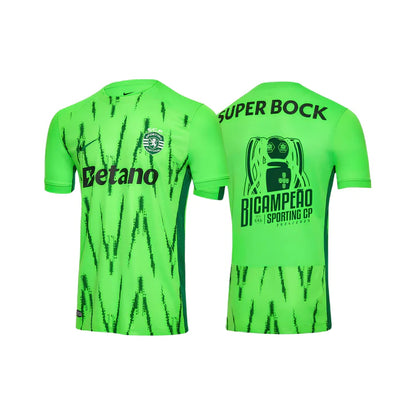 Camisola SCP 2024-25 Alternativa Verde Bi-Campeão
