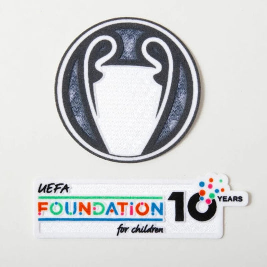 Badge Campeão Champions League+UEFA Foundation