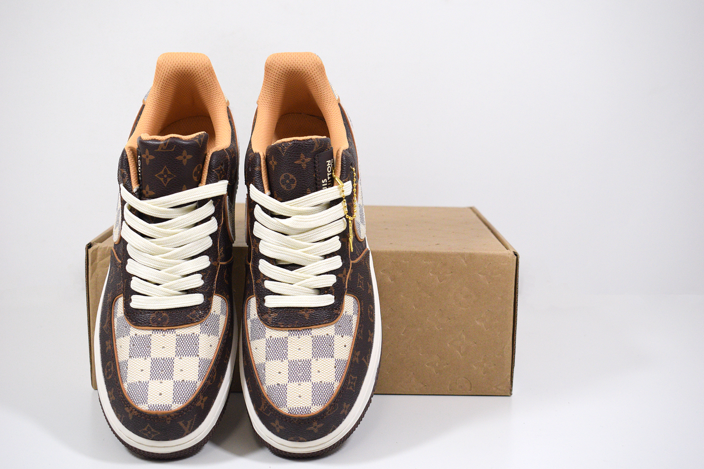 Nike Air Force 1 x Louis Vuitton Brown (Entrega Imediata)
