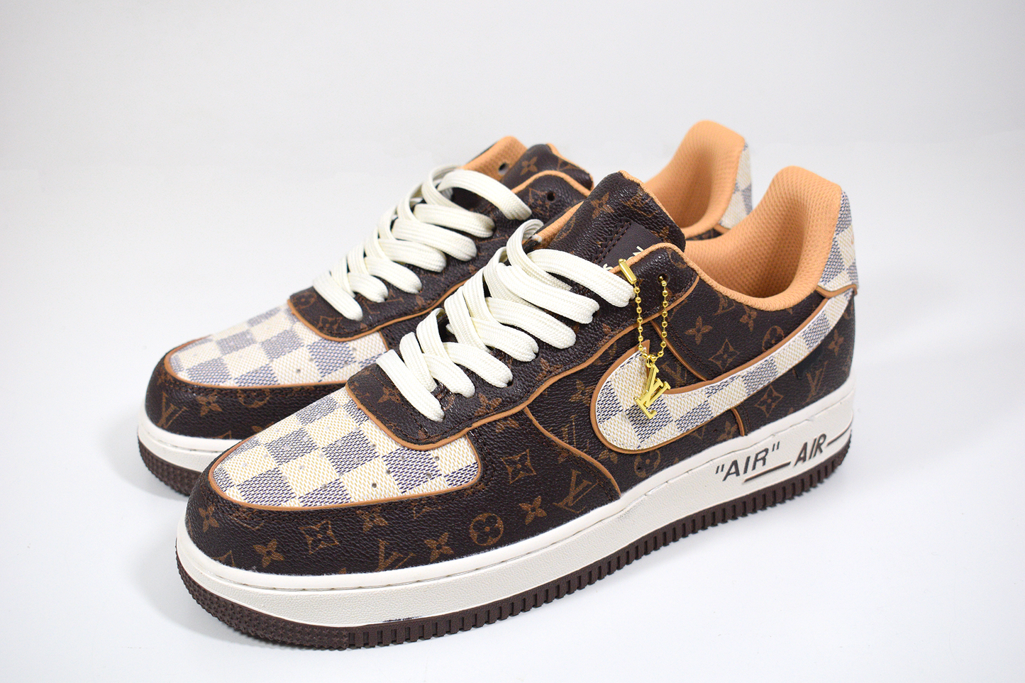 Nike Air Force 1 x Louis Vuitton Brown (Entrega Imediata)