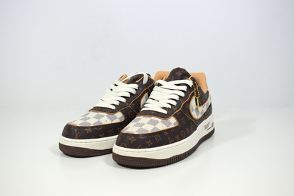 Nike Air Force 1 x Louis Vuitton Brown (Entrega Imediata)