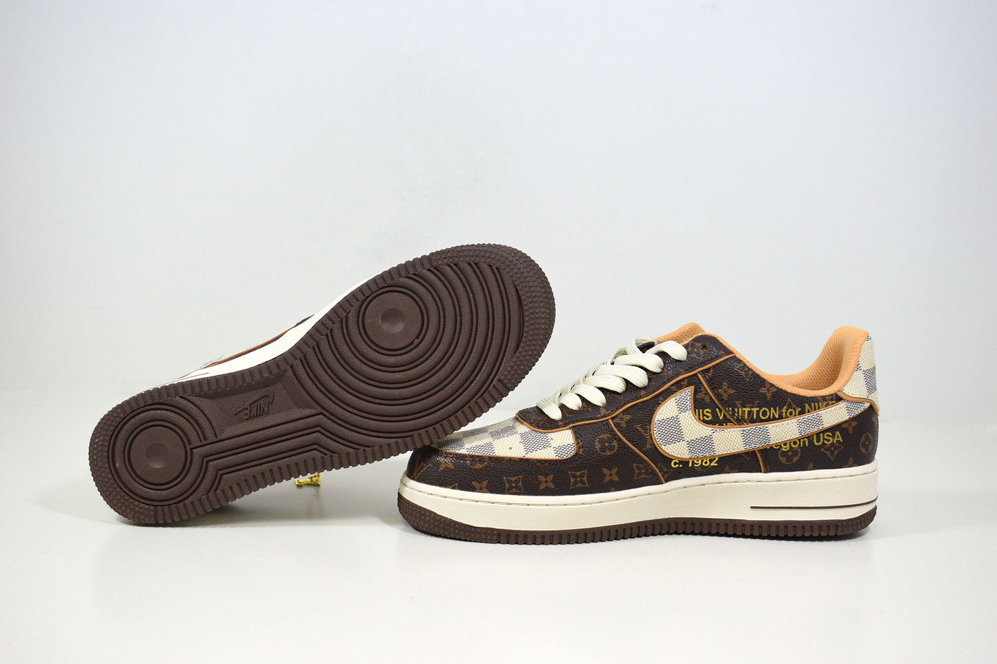 Nike Air Force 1 x Louis Vuitton Brown (Entrega Imediata)