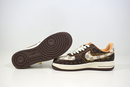 Nike Air Force 1 x Louis Vuitton Brown (Entrega Imediata)