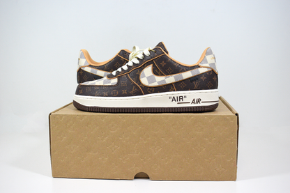 Nike Air Force 1 x Louis Vuitton Brown (Entrega Imediata)