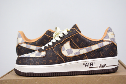 Nike Air Force 1 x Louis Vuitton Brown (Entrega Imediata)