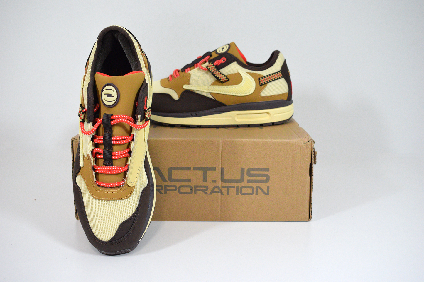 Nike Air Max 1 X Travis Scott Cactus Jack Brown (Entrega Imediata)