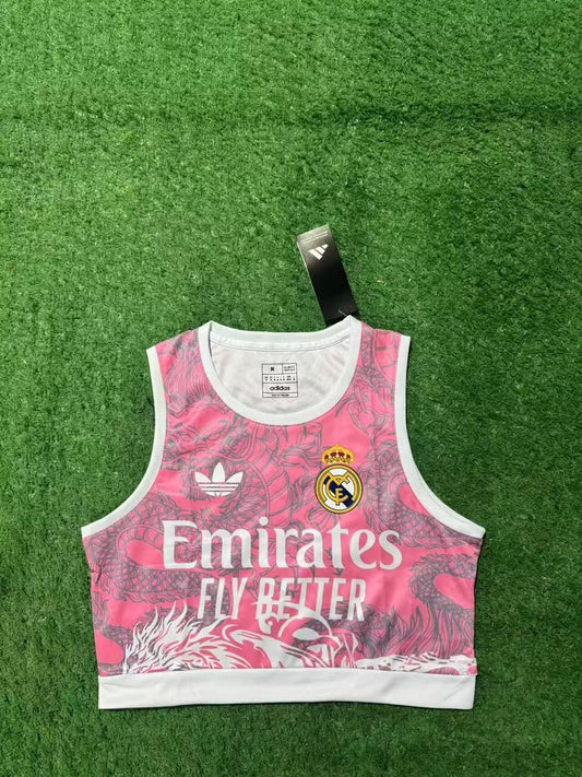 Manga Cava Mulher Real Madrid CF 2025-26 Edição Especial