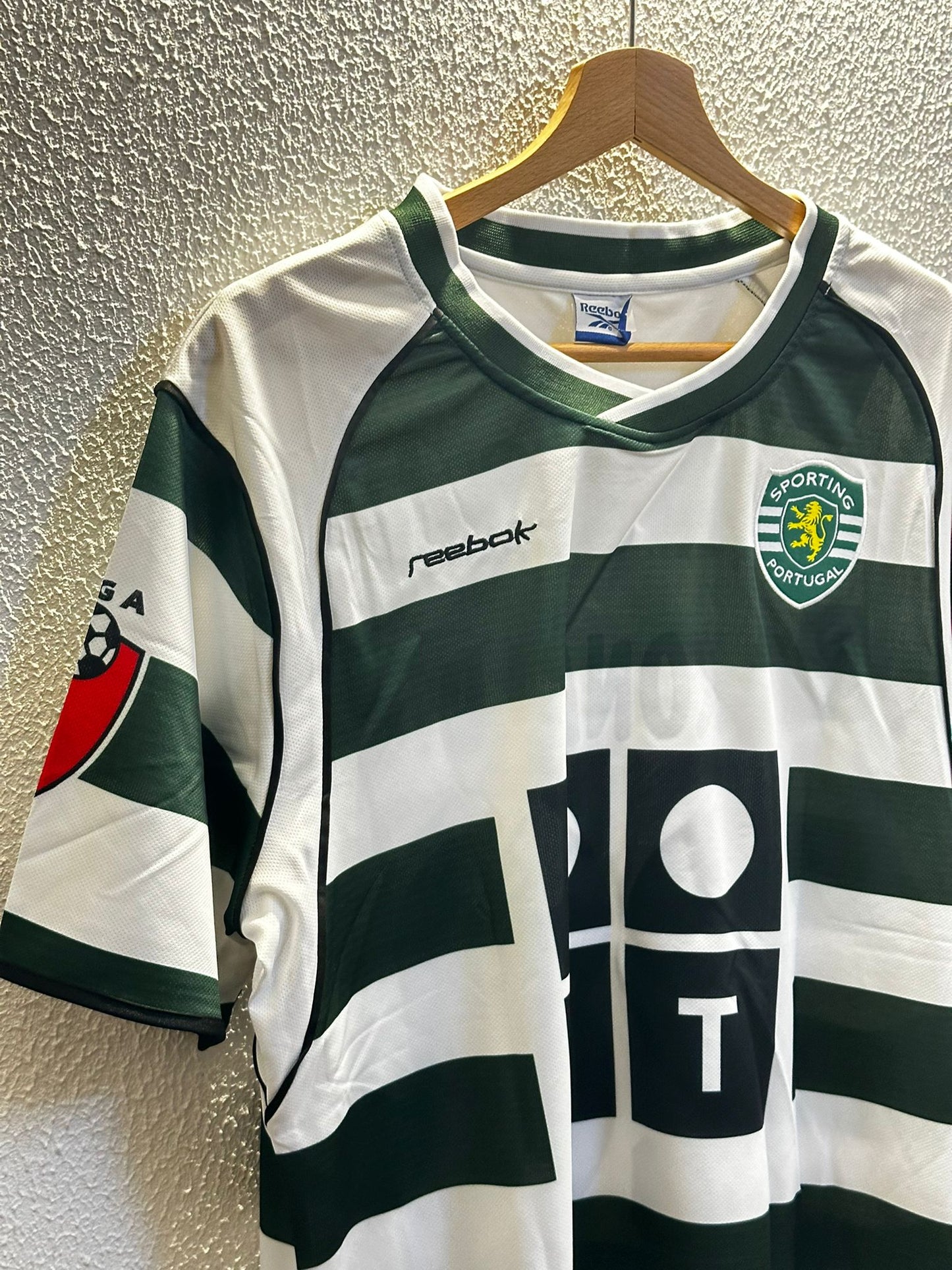 Camisola SCP 2001-02 Principal C. RONALDO #28 (Entrega Imediata)
