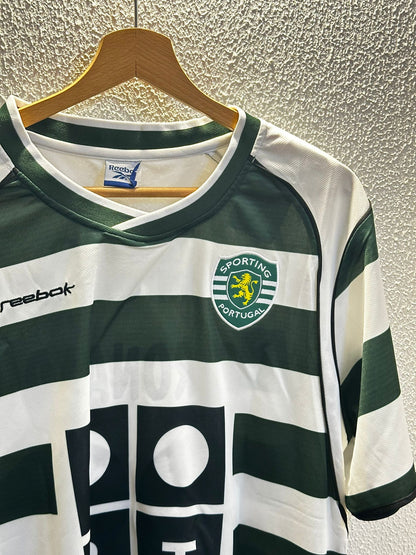 Camisola SCP 2001-02 Principal C. RONALDO #28 (Entrega Imediata)