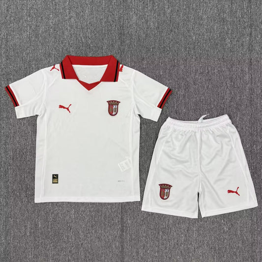 Kit Criança SC Braga 2025-26 Alternativo