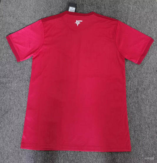 Camisola Cabo Verde 2024 Alternativa Vermelha Versão Adepto