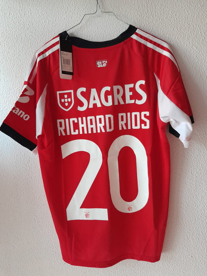 Camisola S.L.B. 2025-26 Principal Versão Adepto RICHARD RIOS #20 (Entrega Imediata)
