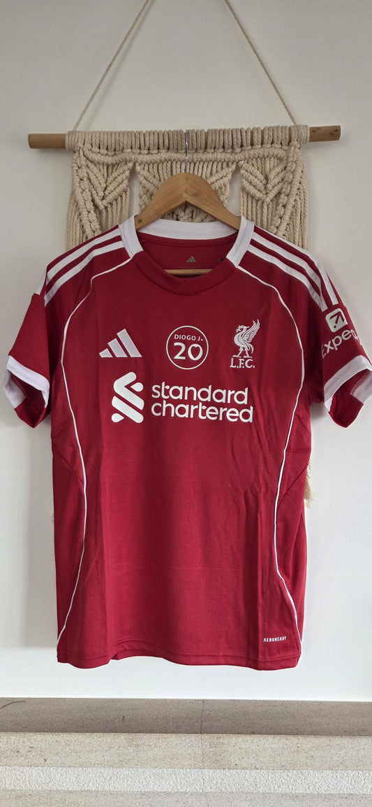 Camisola LIV 2025-26 Principal Versão Adepto DIOGO J. #20 (Entrega Imediata)