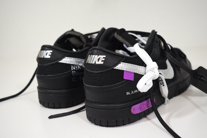 Nike SB Dunk Low Off-White Lot 50 (Entrega Imediata)