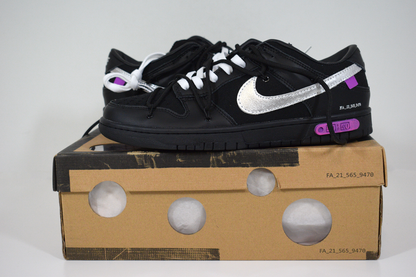 Nike SB Dunk Low Off-White Lot 50 (Entrega Imediata)