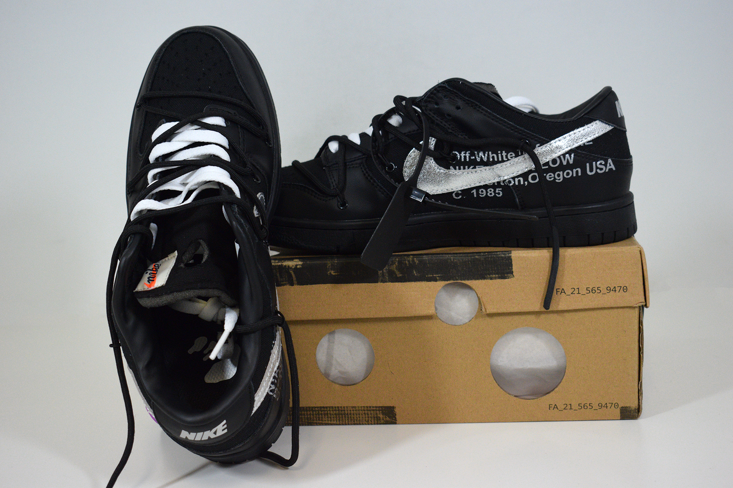 Nike SB Dunk Low Off-White Lot 50 (Entrega Imediata)