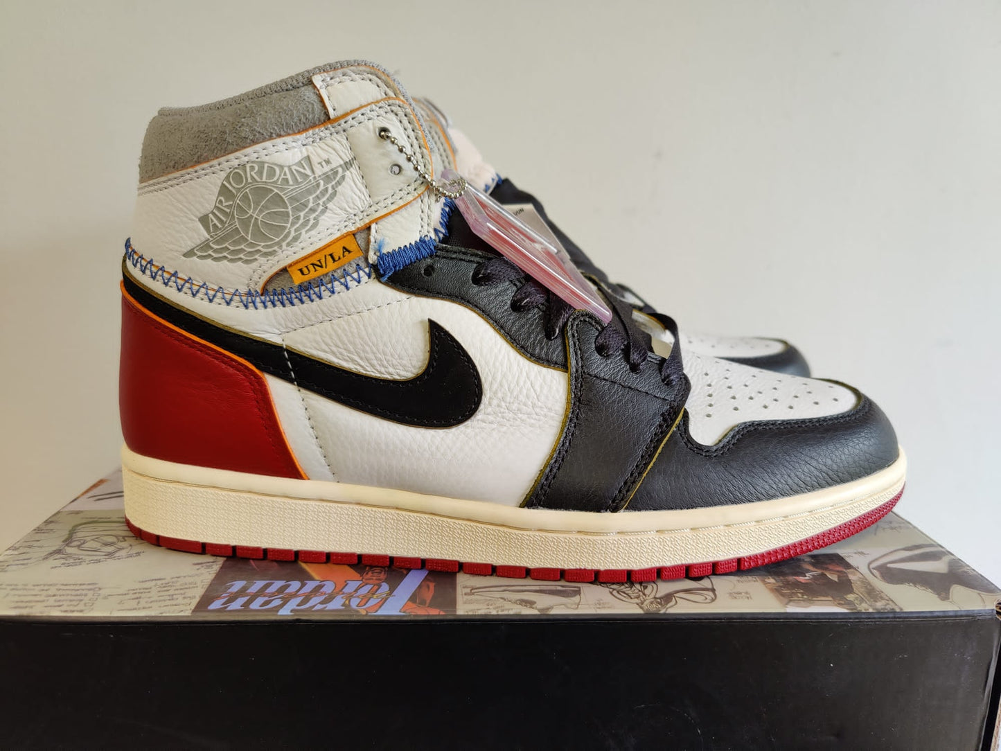 Nike Jordan 1 Retro High Union LA Black Toe (Entrega Imediata)