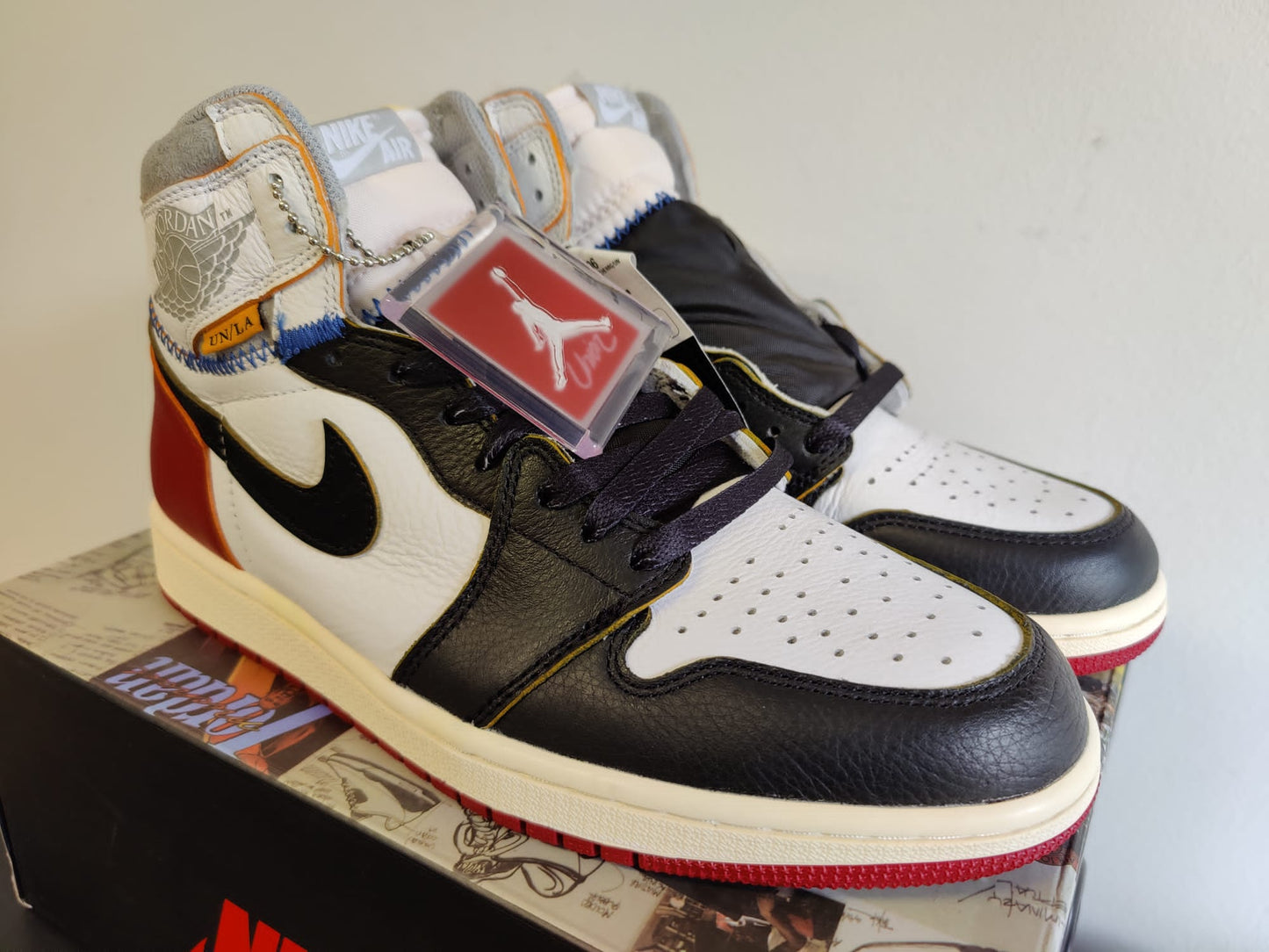 Nike Jordan 1 Retro High Union LA Black Toe (Entrega Imediata)