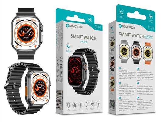 Smartwatch Negro SWA02 (Entrega Imediata)