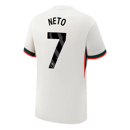 Camisola CHE 2025-26 Alternativa Branca Versão Adepto NETO #7