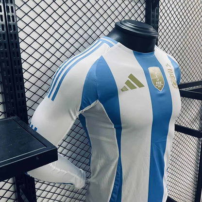 Camisola Manga Comprida Argentina 2024 Principal Versão Jogador