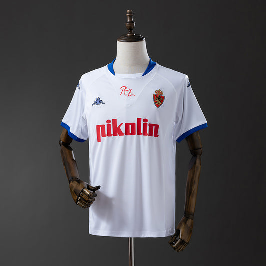 Camisola Real Saragoça 2001-02 Principal Versão Adepto