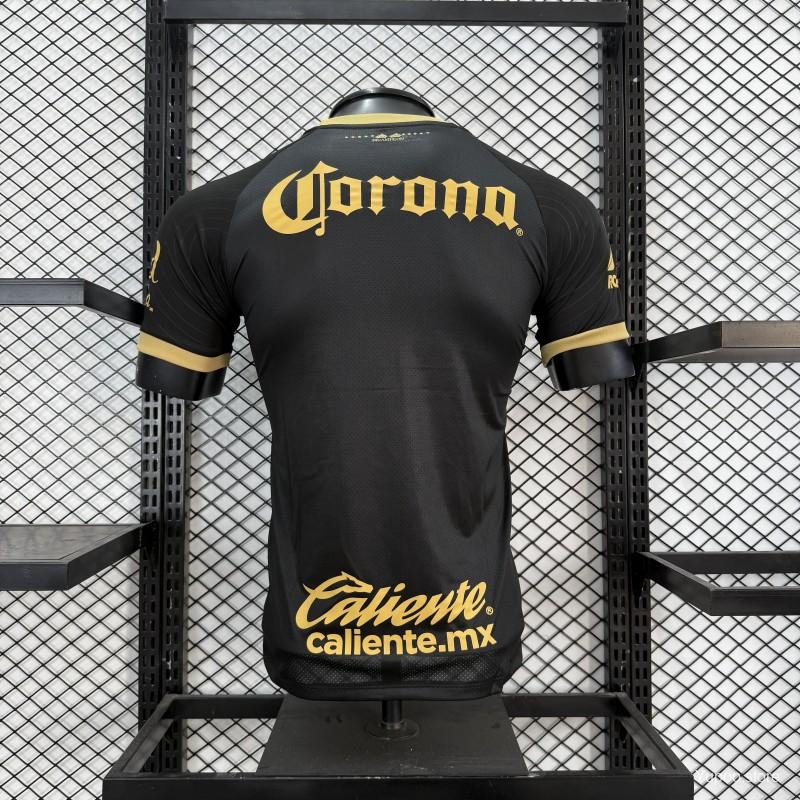 Camisola Deportivo Toluca 2026-27 Alternativa Preta Versão Jogador