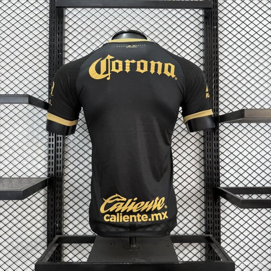 Camisola Deportivo Toluca 2026-27 Alternativa Preta Versão Jogador