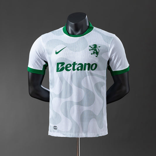 Camisola SCP 2025-26 Alternativa Branca Versão Jogador