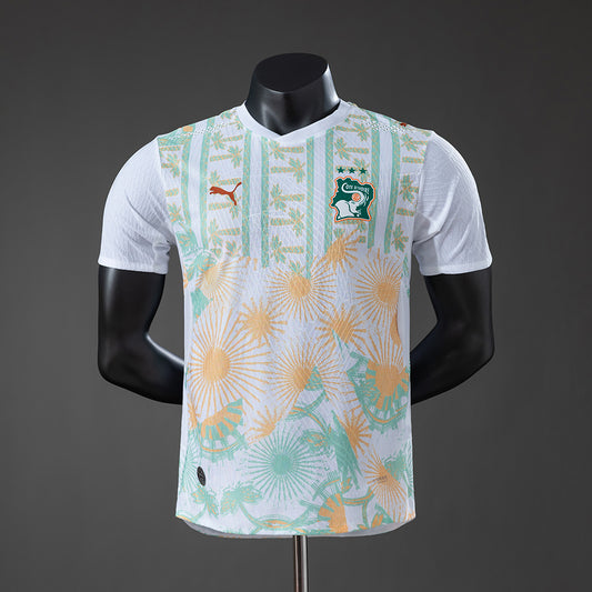 Camisola Costa do Marfim 2026 Alternativa Branca Versão Jogador