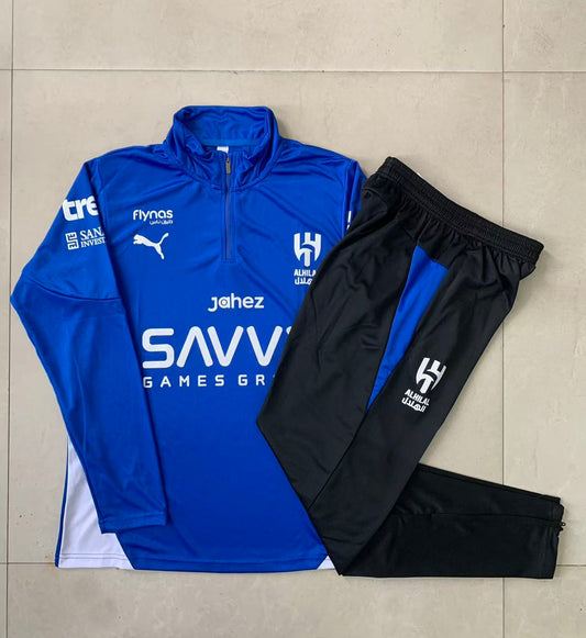 Fato de Treino Al-Hilal SFC 2025-26 - Camisola com Fecho