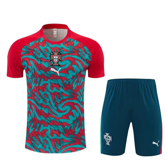 Kit Treino Camisola Portugal 2026 Vermelho/Verde