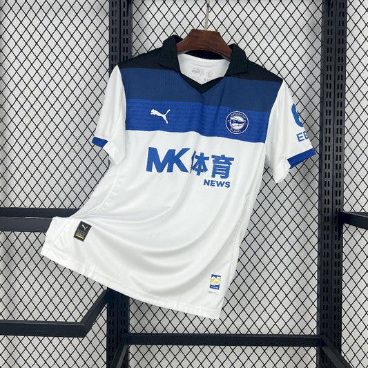 Camisola Deportivo Alaves 2025-26 Alternativa Branca Versão Adepto