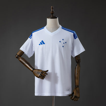 Camisola Cruzeiro EC 2026-27 Alternativa Branca Lisa Versão Adepto