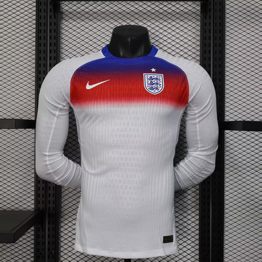 Camisola Manga Comprida Inglaterra 2025 Principal Versão Jogador