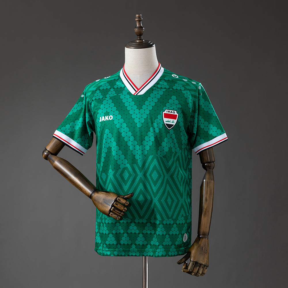 Camisola Iraque 2026 Alternativa Verde Versão Adepto