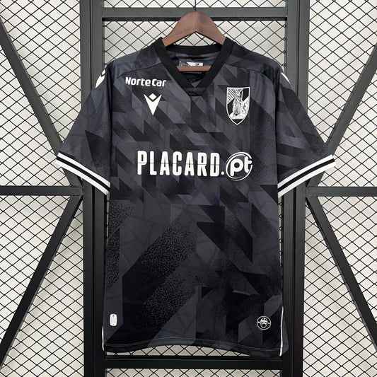 Camisola Vitoria SC 2025-26 Alternativa Preta Versão Adepto