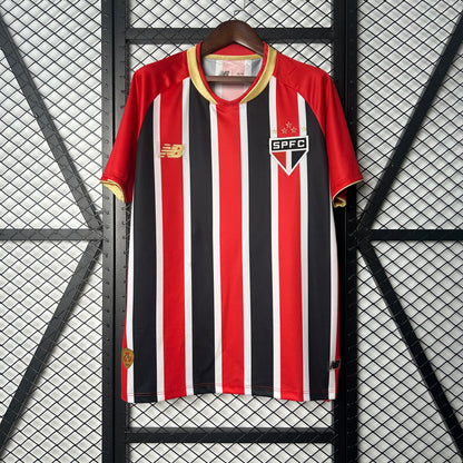 Camisola São Paulo FC 2025-26 Alternativa Riscas Lisa Versão Adepto