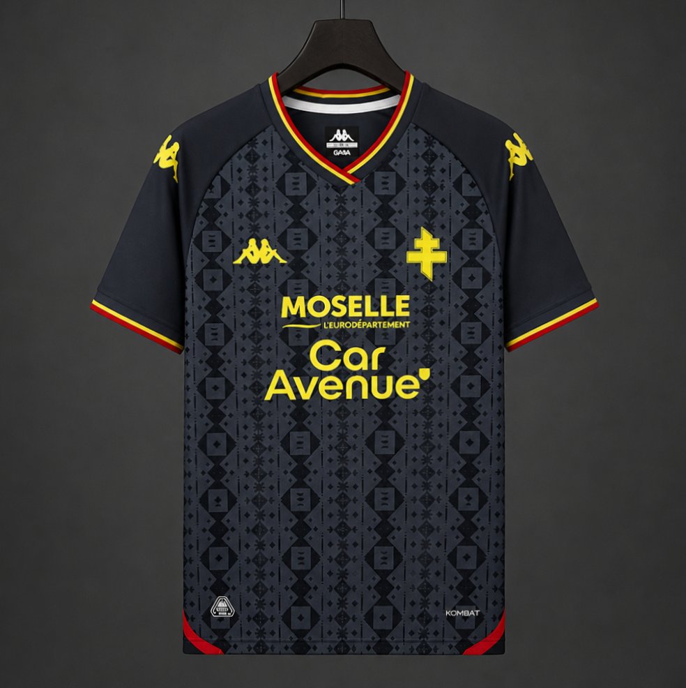 Camisola FC Metz 2026-27 Alternativa Preta Versão Adepto