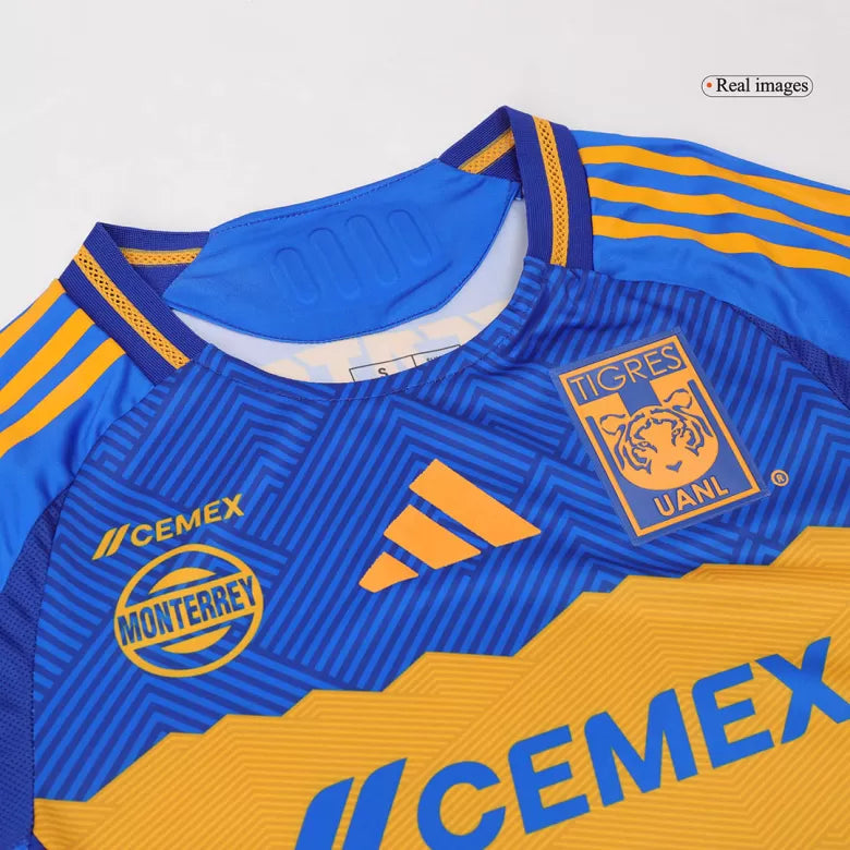 Camisola Tigres UANL 2024-25 Alternativa Azul Versão Adepto