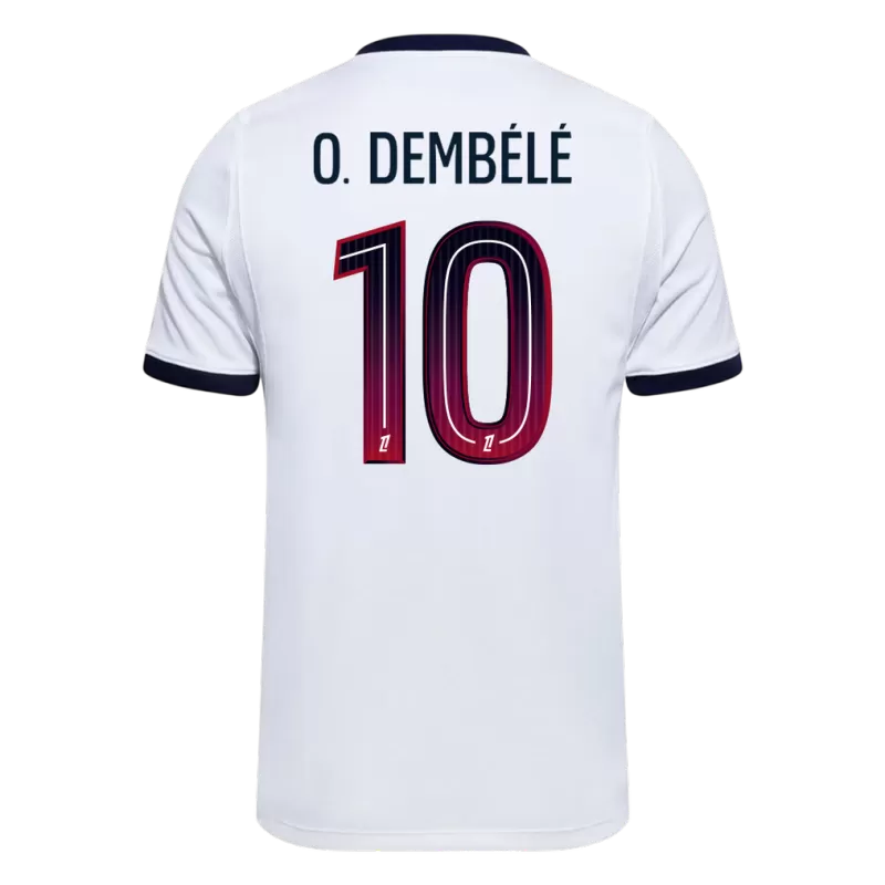 Camisola FC Paris Saint-Germain 2026-27 Alternativa Branca Versão Adepto O. DEMBÉLÉ #10