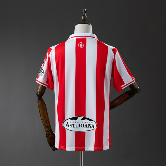 Camisola Real Sporting de Gijón 2025-26 Principal Versão Adepto