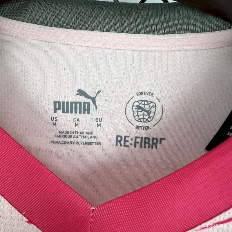 Camisola Real Sporting de Gijón 2024-25 Alternativa Rosa Versão Adepto